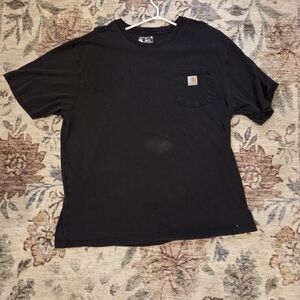 Carhartt Black Tee with Pocket - Men's XL